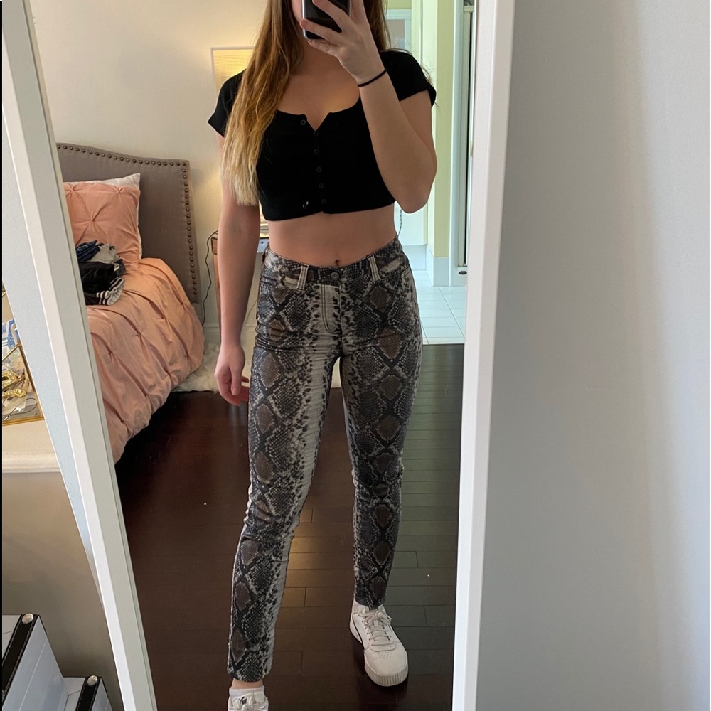 Snake print Pants